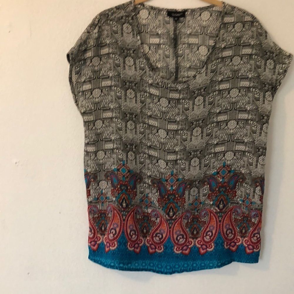 Vintage Tolani 100% Silk Top Size XS